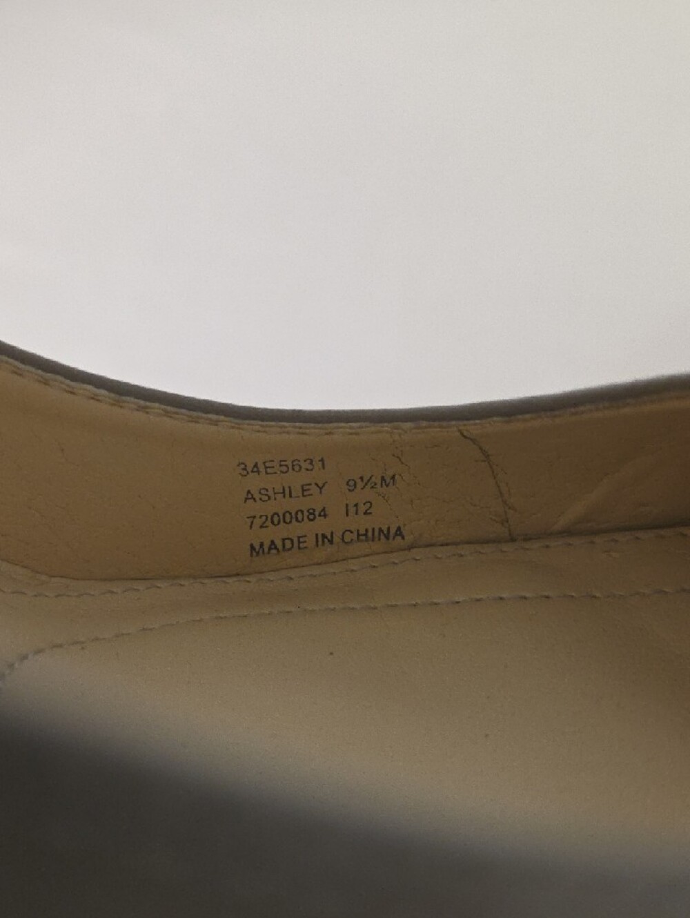 Calvin Klein Leather Taupe Pointed-Toe Pumps with Orange Heel Size 9.5 - Picture 7 of 7